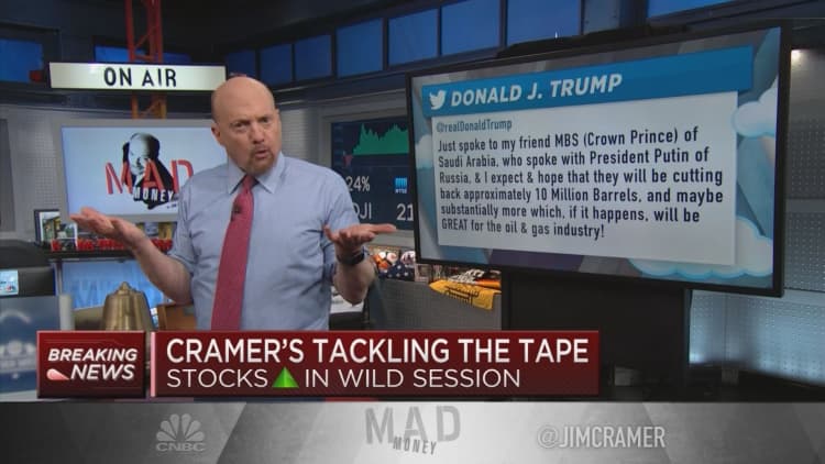 Jim Cramer on Thursday's rally: Investors may be 'grasping at straws'