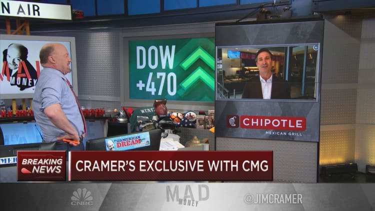 Chipotle CEO says most new menu items are on pause