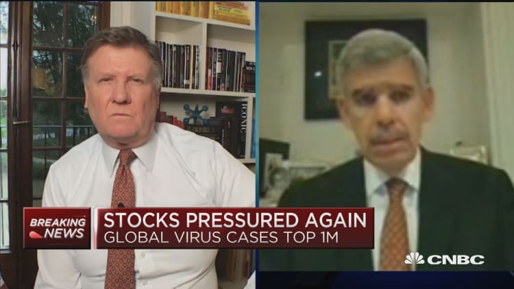 El-Erian: The market has not reached a bottom yet but 'we're going down at a slower rate