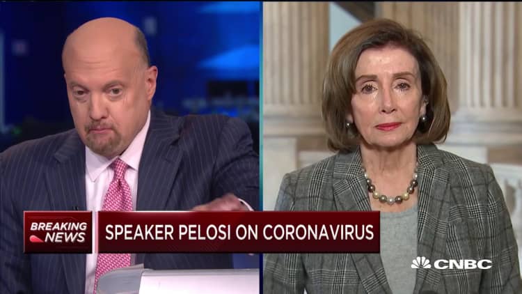 'It's not enough'—House speaker Pelosi calls for expansion of coronavirus relief