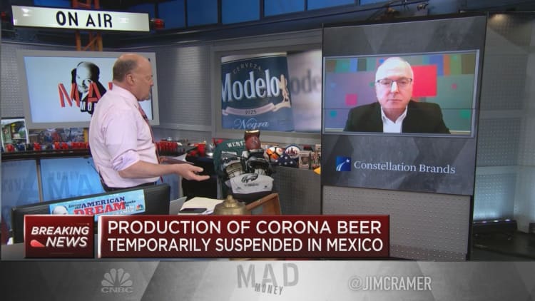 Constellation Brands CEO says bar, restaurant closures work 'to our advantage, to some degree'