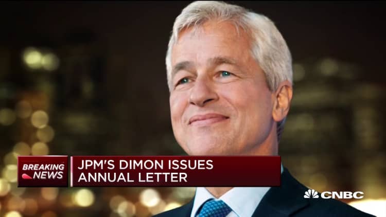 JPMorgan Chase CEO Jamie Dimon discusses coronavirus response in annual letter
