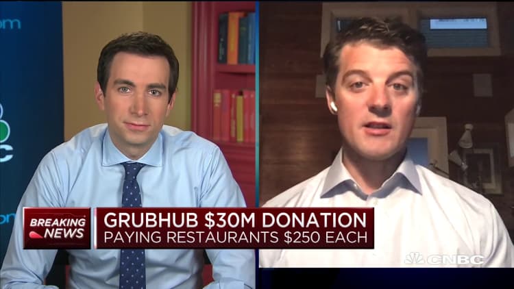 Grubhub CEO on how the company plans to help restaurants, drivers through crisis