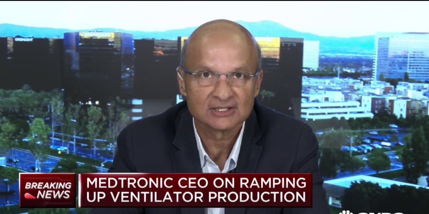 Medtronic CEO Omar Ishrak on ramping up ventilator production