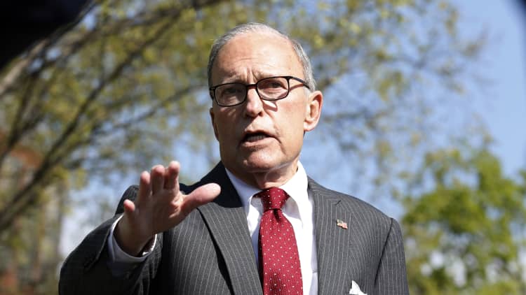 White House economic advisor Larry Kudlow doesn't expect second wave of Covid-19