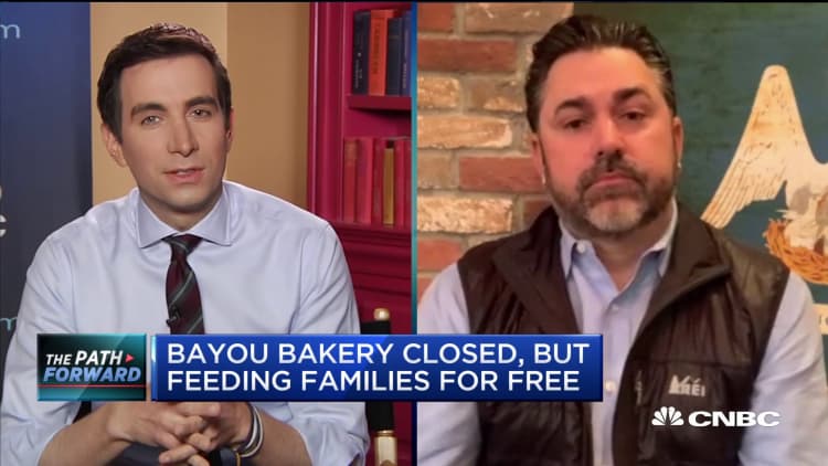 Bayou Bakery owner discusses the impact of the coronavirus crisis on his business