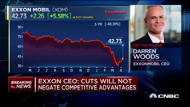 Exxon CEO Darren Woods on company's commitment to maintaining dividend