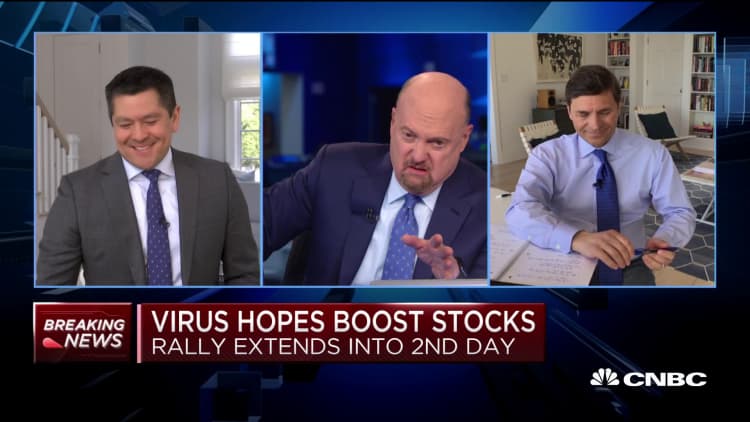 Cramer: Wall Street, Main Street think differently about coronavirus progress