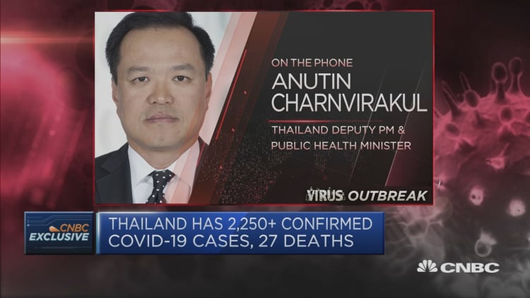 Thailand's health care supplies are 'inadequate', says deputy prime minister