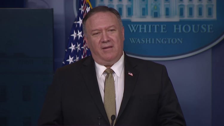 Pompeo: 'We are reevaluating our funding' for World Health Organization