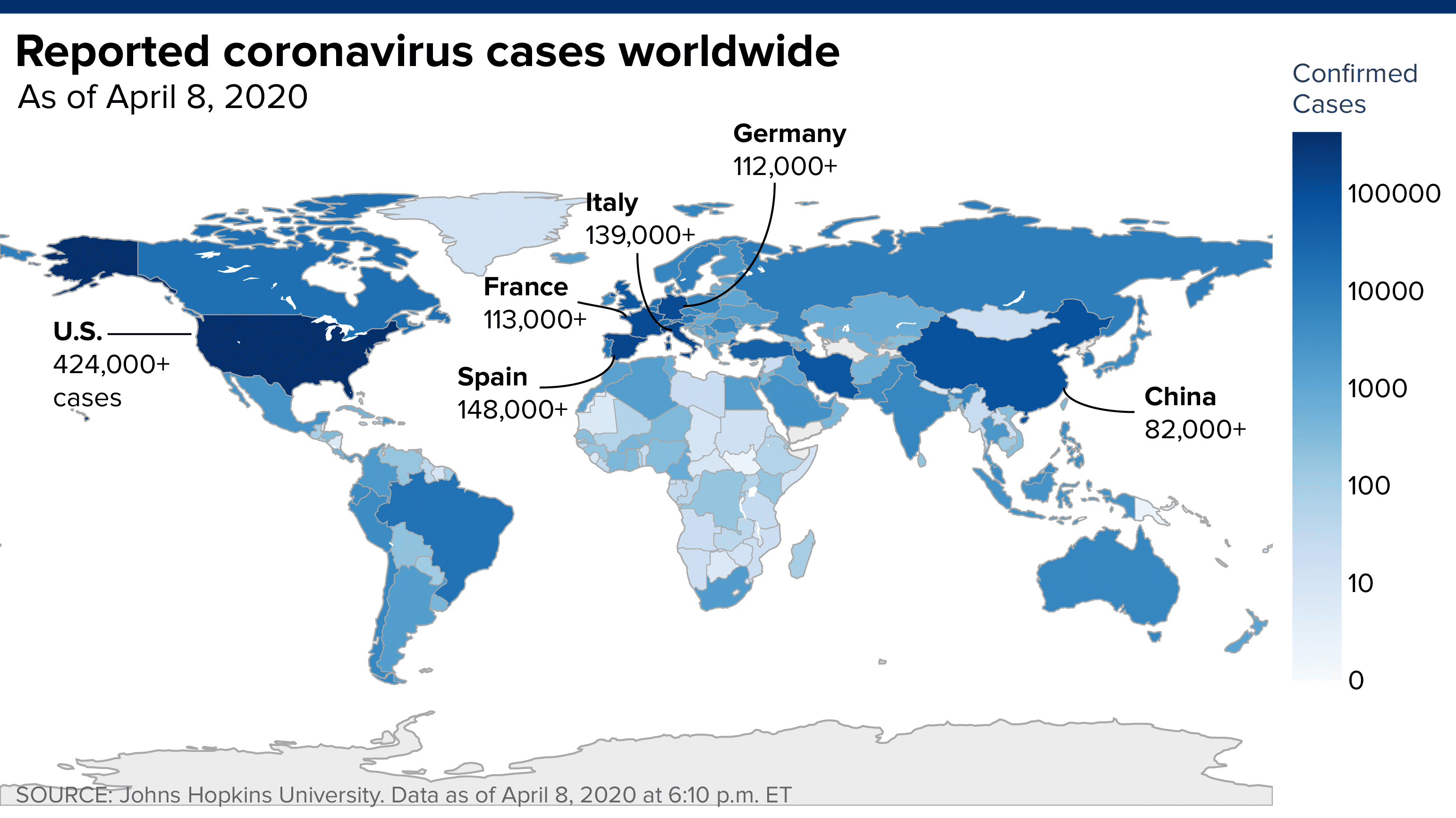 Coronavirus live updates Global cases cross 1.5 million