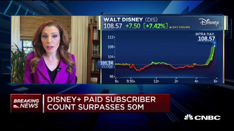Disney+ surpasses 50 million paid subscribers