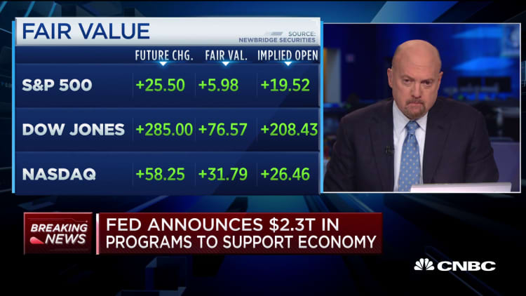 Jim Cramer praises Fed's $2.3 trillion in programs to support economy