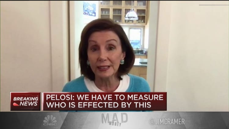 Nancy Pelosi say it is uncertain when America can reopen for business