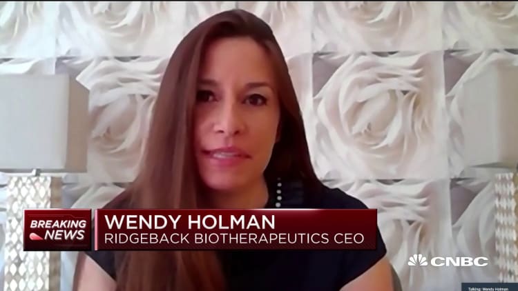 Ridgeback Biotherapeutics CEO Wendy Holman on human trials on COVID-19 treatment