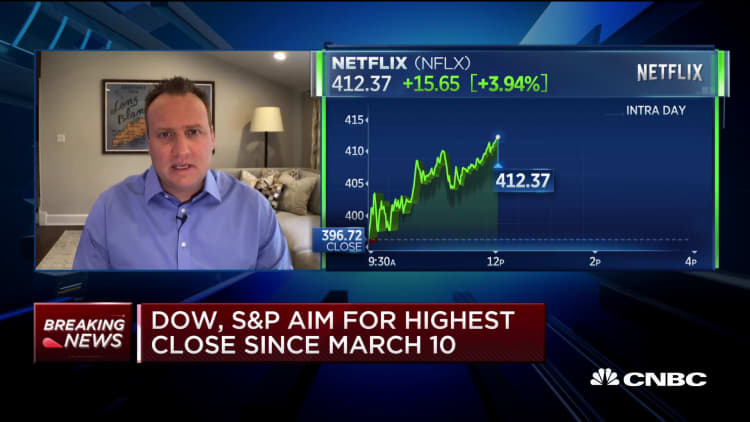 Dow and S&P target highest close since March 10