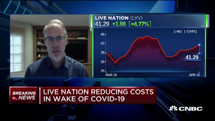Live Nation President Joe Berchtold on cutting costs amid the coronavirus outbreak