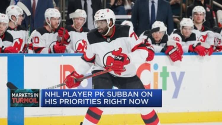 NHL star PK Subban on returning to the rink after coronavirus outbreak