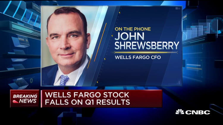 WFC CFO John Shrewsberry discusses earnings, bank's loan-loss provisions