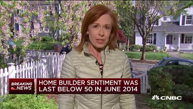Home builder sentiment dips to 30 in April, lowest since 2014