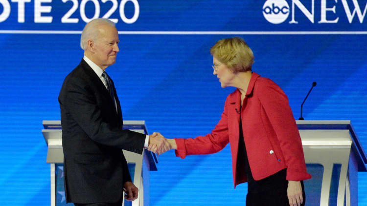 Elizabeth Warren endorses Joe Biden for president