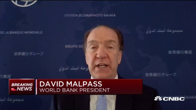 World Bank president David Malpass on the organization's response to Covid-19