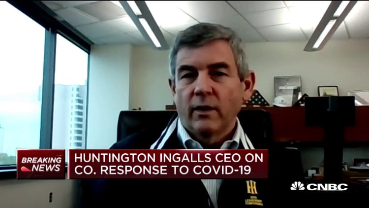 Huntington Ingalls CEO Mike Petters on supply chain, Covid-19 response