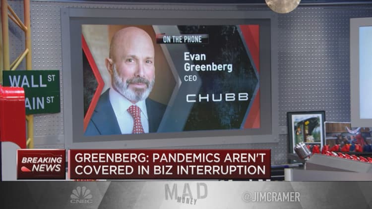 Chubb CEO: Forcing insurers to pay pandemic loss claims is 'plainly unconstitutional'
