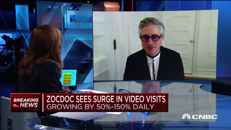 Zocdoc CEO on the surge in video visits, growing 50%-150% daily