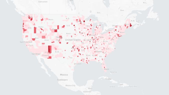 CNBC Tech: FB Coronavirus symptom map