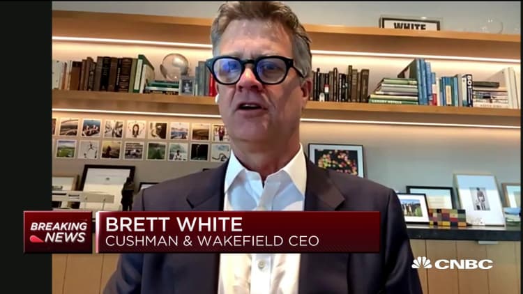 Cushman & Wakefield CEO Brett White on returning to work