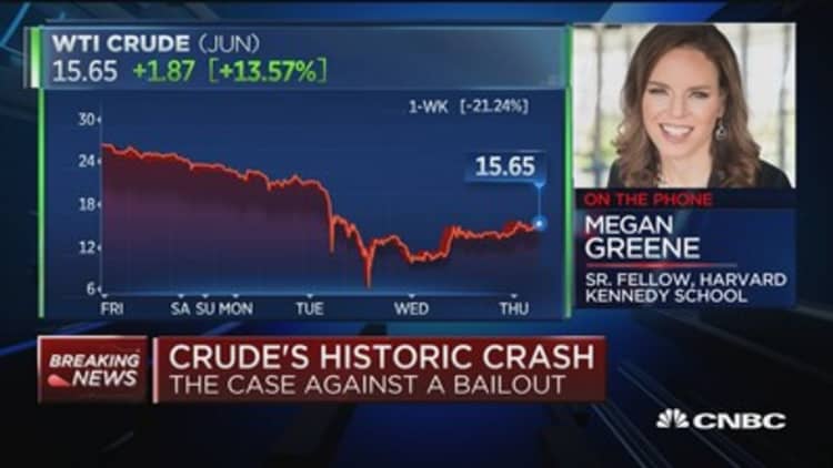 Megan Greene: A bailout of the energy sector will create a whole lot of zombie companies