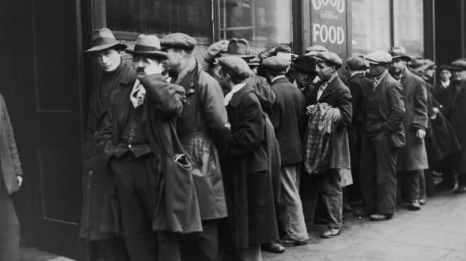 GP: The Great Depression jobless lines Salvation Army Queue