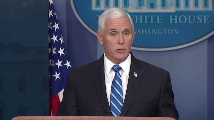 Pence: 16 states have released formal reopening plans