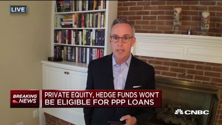 Private equity, hedge funds won't be eligible for PPP loans