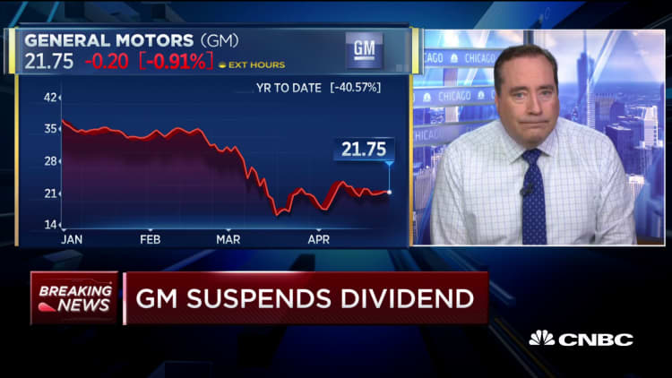 General Motors suspends dividends and share buybacks to preserve cash