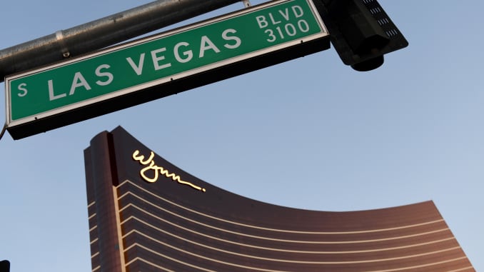Wynn Las Vegas remains closed as a result of the statewide shutdown due to the continuing spread of the coronavirus on April 27, 2020 in Las Vegas, Nevada.