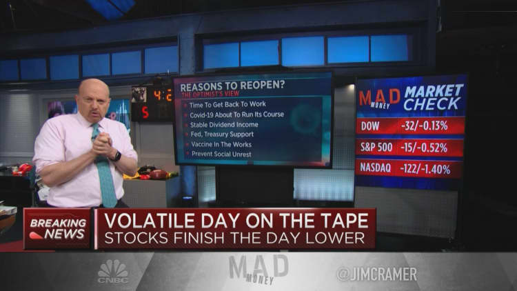 Jim Cramer: I have major reservations about the reopening of the economy