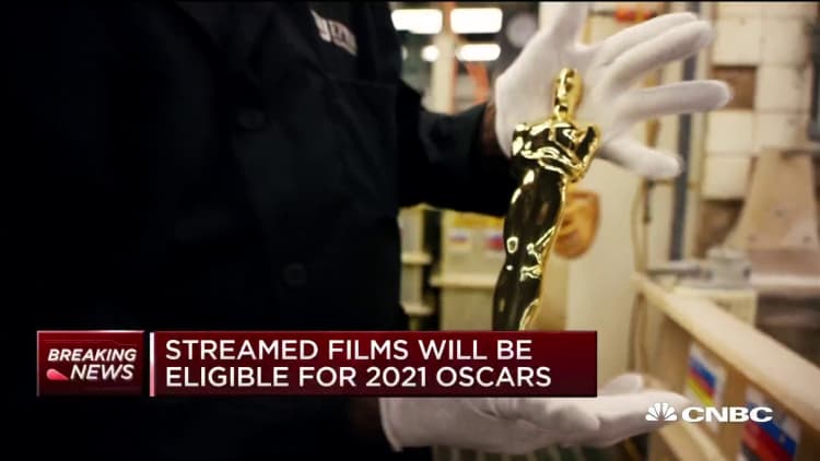 Streamed films will be eligible for 2021 Oscars