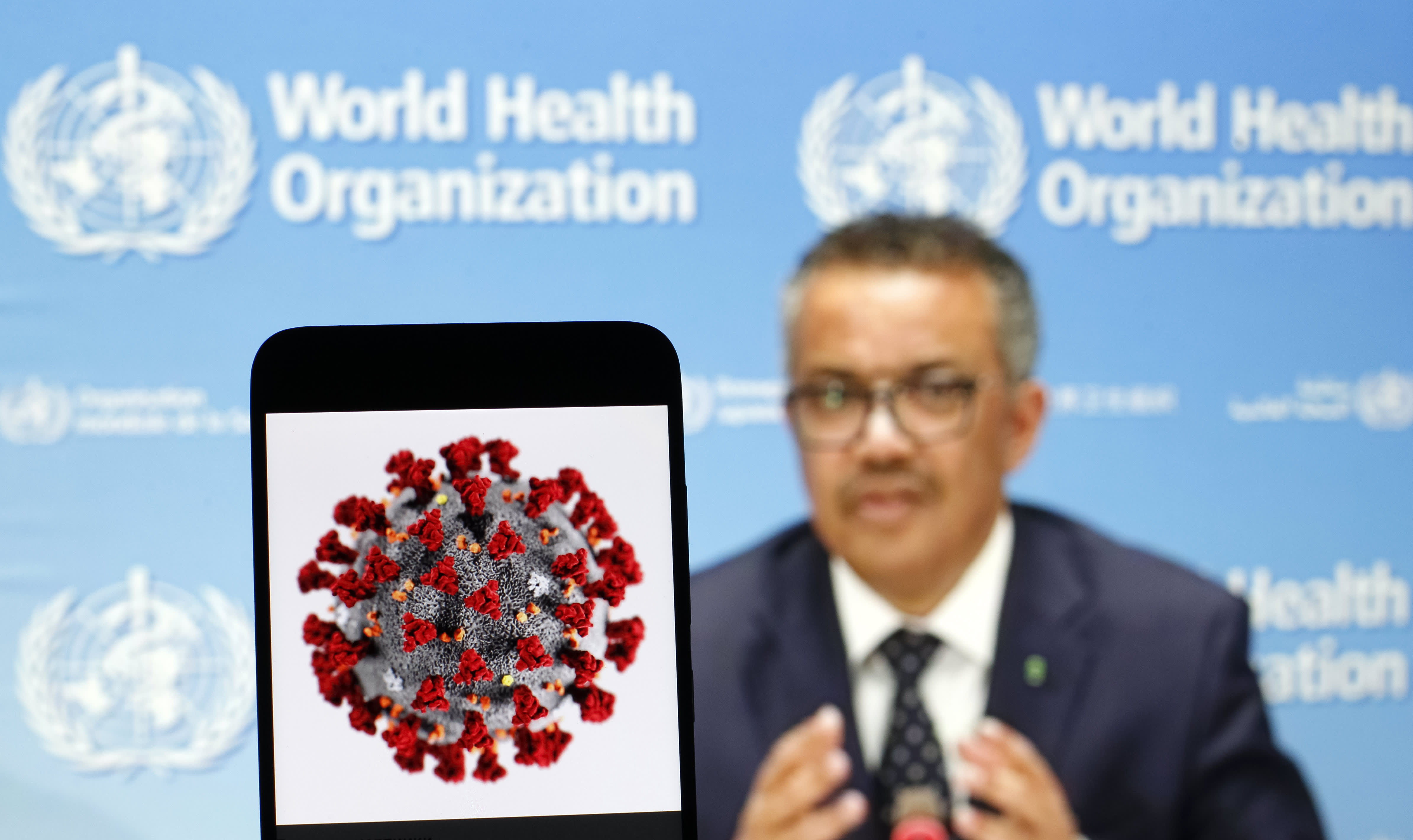 World Health Organization holds press conference while countries face changes in Covid