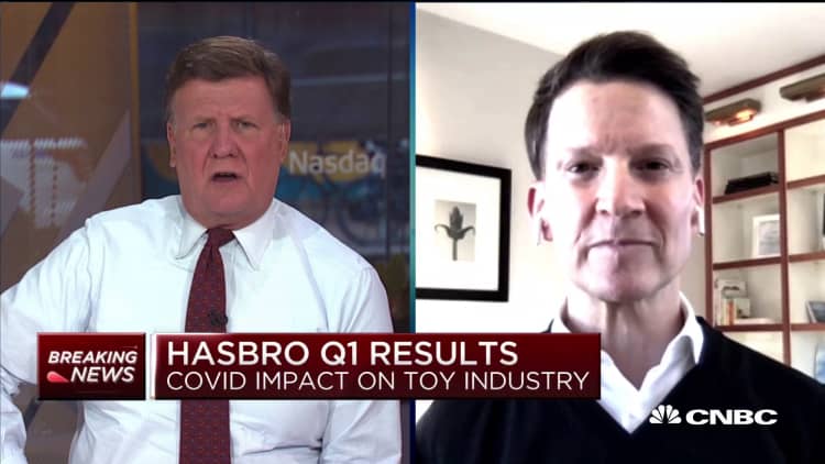 Hasbro CEO on Q1 earnings results, coronavirus impact and what to expect in Q2