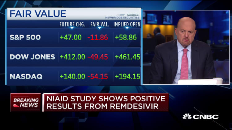 Cramer on why markets are responding so well to promising Covid-19 drug trial
