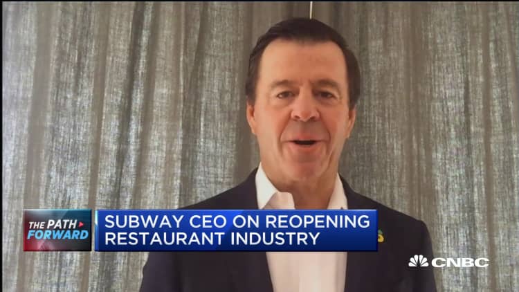 Subway CEO John Chidsey on reopening restaurants and PPP loans