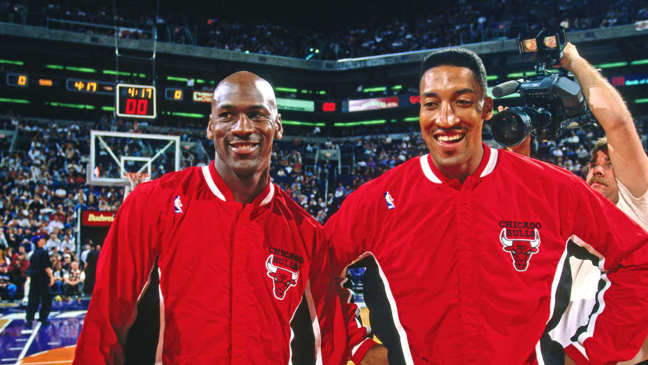 Dominante templar Fielmente Scottie Pippen started out as the equipment manager in college
