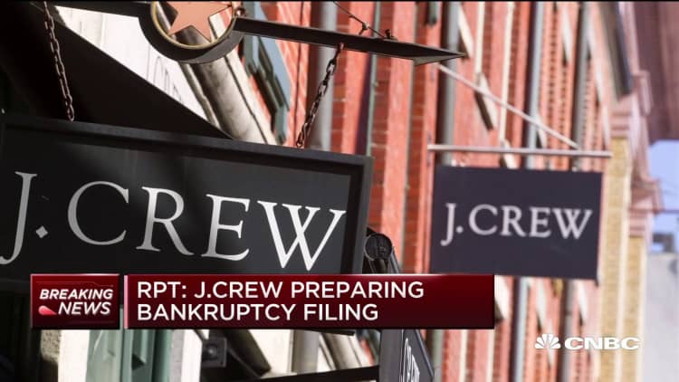 J. Crew is preparing for a bankruptcy filing