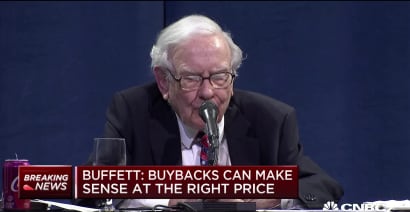 Warren Buffett: Buybacks can make sense at the right price