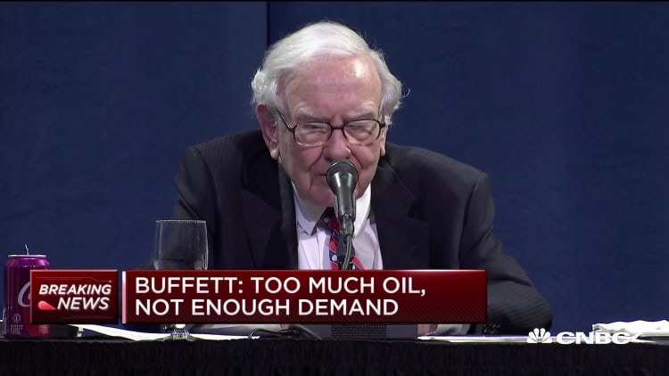 Berkshire Hathaway's Warren Buffett on investor concerns about oil prices