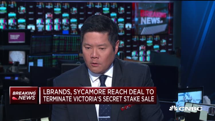 LBrands and Sycamore reach deal to terminate Victoria's Secret stake sale