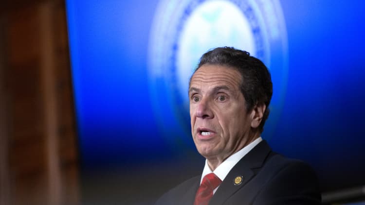 New York Governor Andrew Cuomo rebukes President Trump over state bailouts