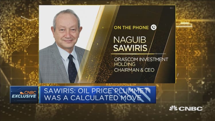 Oil prices could hit $100 in next 18 months: Egyptian billionaire Naguib Sawiris